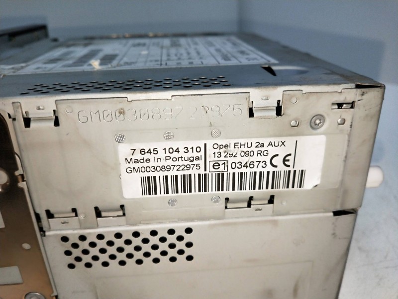 Recambio de sistema audio / radio cd para opel vectra c berlina elegance referencia OEM IAM 453116246  