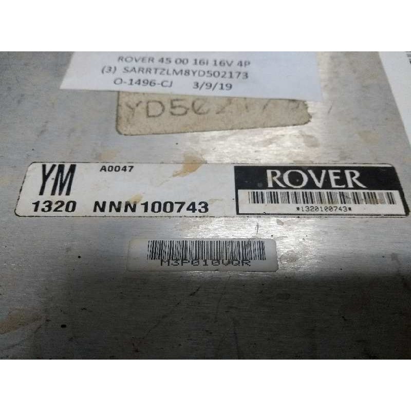 Recambio de centralita motor uce para mg rover serie 45 (rt) classic (4-ptas.) referencia OEM IAM NNN100743 A0047 YM1320