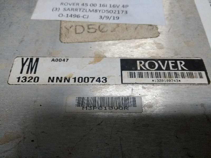 Recambio de centralita motor uce para mg rover serie 45 (rt) classic (4-ptas.) referencia OEM IAM NNN100743 A0047 YM1320