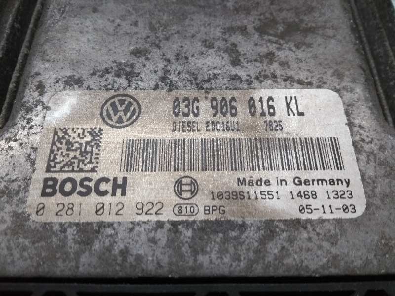 Recambio de centralita motor uce para seat toledo (5p2) stylance / style referencia OEM IAM 0281012922 03G906016KL EDC16U1