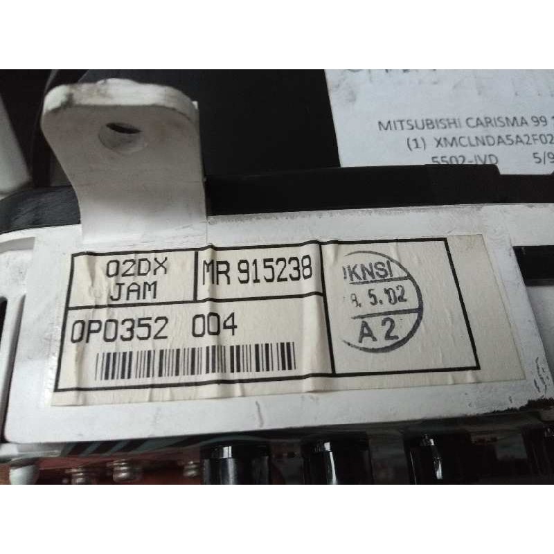 Recambio de cuadro instrumentos para mitsubishi carisma berlina 5 (da0) 1900 di-d avance referencia OEM IAM MR915238 02DX 0P0352