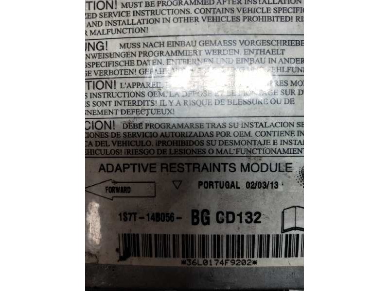 Recambio de centralita airbag para ford mondeo berlina (ge) ambiente referencia OEM IAM 1S7T14B056 BGCD132 
