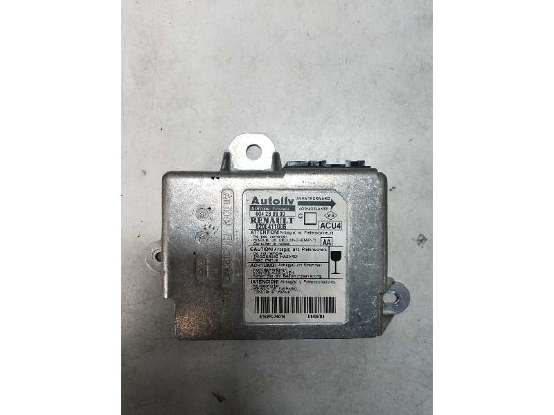 Recambio de centralita airbag para renault megane ii berlina 3p confort authentique referencia OEM IAM 604289900 8200411006 ACU4