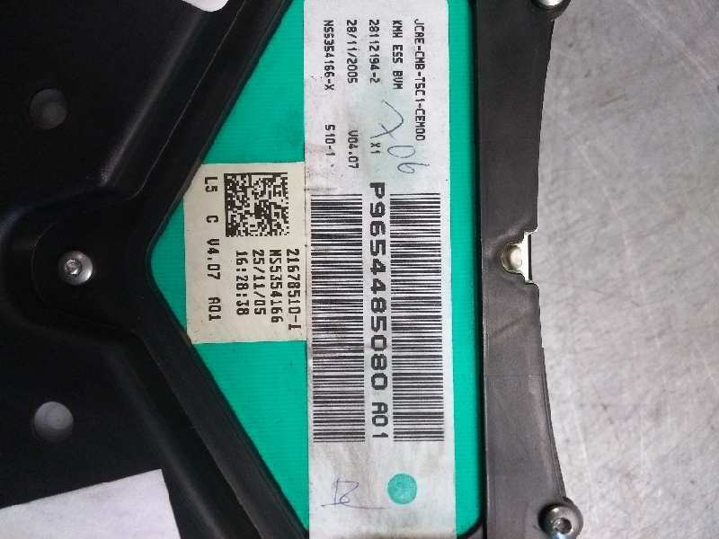 Recambio de cuadro instrumentos para peugeot 307 berlina (s2) x-line referencia OEM IAM P9654485080 A01 NS5354166X