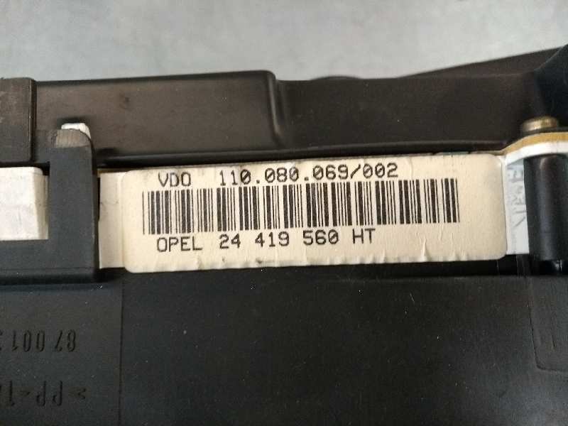 Recambio de cuadro instrumentos para opel zafira a 2.0 dti referencia OEM IAM 110080069002 24419560HT 