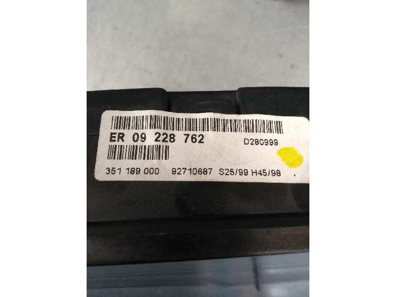 Recambio de cuadro instrumentos para opel zafira a 1.8 16v cat referencia OEM IAM ER09228762 351189000  Recambio de cuadro instrumentos para opel zafira a 1.8 16v cat referencia OEM IAM ER09228762 351189000