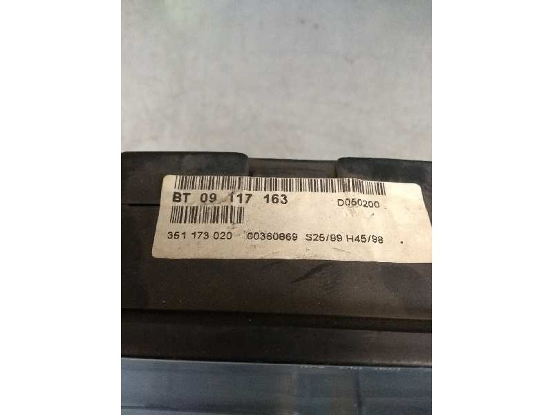 Recambio de cuadro instrumentos para opel zafira a elegance referencia OEM IAM BT09117163 351173020  Recambio de cuadro instrumentos para opel zafira a elegance referencia OEM IAM BT09117163 351173020