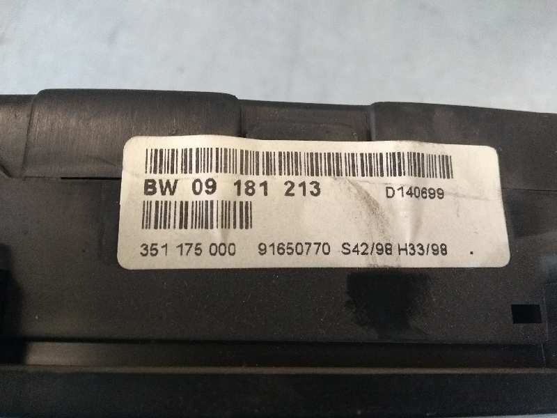 Recambio de cuadro instrumentos para opel zafira a 1.8 16v cat referencia OEM IAM BW09181213 351175000  Recambio de cuadro instrumentos para opel zafira a 1.8 16v cat referencia OEM IAM BW09181213 351175000