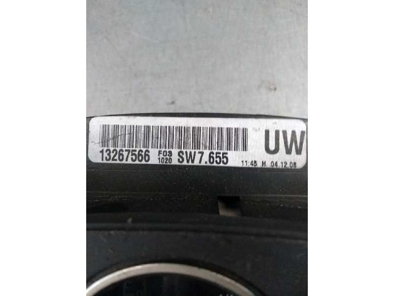 Recambio de cuadro instrumentos para opel zafira b 1.6 16v cat referencia OEM IAM 13267566 SW7655 UW