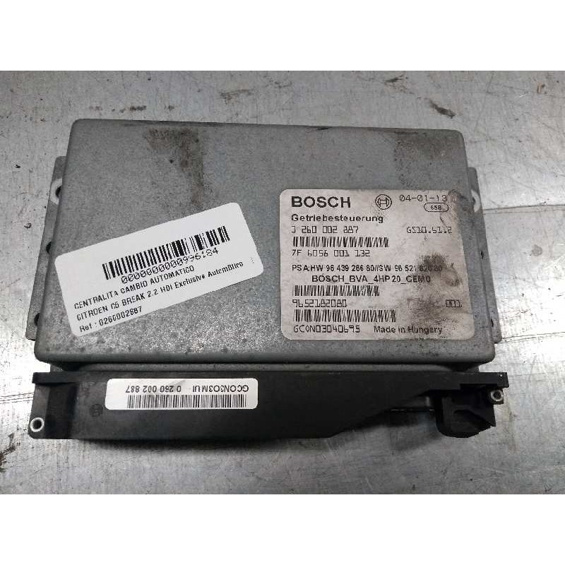 Recambio de centralita cambio automatico para citroen c5 break 2.2 hdi exclusive automático referencia OEM IAM 0260002887 964392