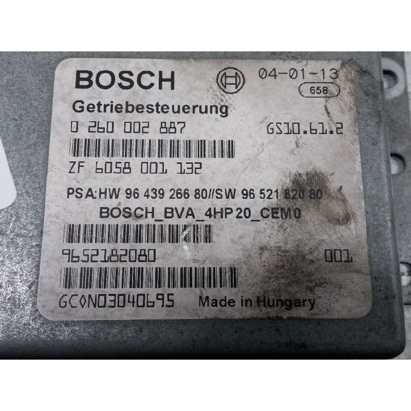 Recambio de centralita cambio automatico para citroen c5 break 2.2 hdi exclusive automático referencia OEM IAM 0260002887 964392