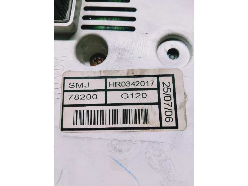 Recambio de cuadro instrumentos para honda civic berlina 5 (fk) 2.2 i-ctdi comfort referencia OEM IAM HR0342017 78200G120 SMJ