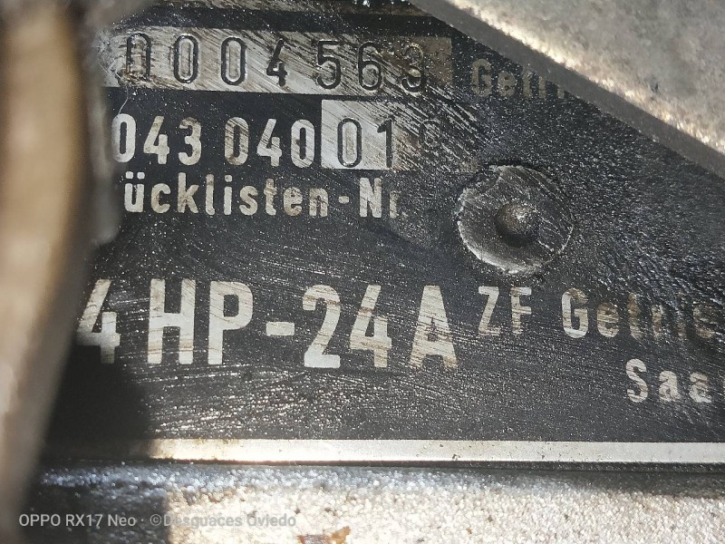 Recambio de caja cambios para audi v8 (d11) 3.6 v8 cat referencia OEM IAM 4HP24A 1043040019 0004563