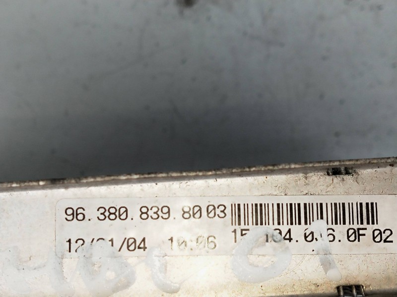 Recambio de radiador agua para citroen c5 berlina 2.0 hdi sx referencia OEM IAM 963808398003  