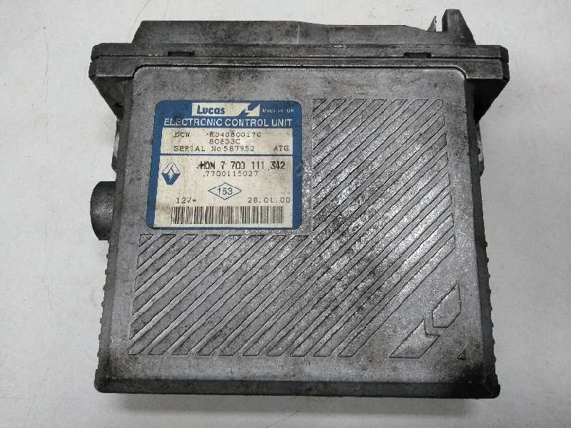 Recambio de centralita motor uce para renault scenic (ja..) 1.9 d rt referencia OEM IAM R04080017C HOM7700111342 7700115027 8083