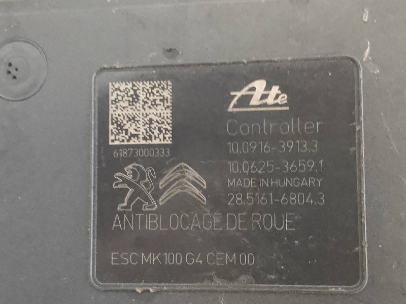 Recambio de abs para citroen c-elysée shine referencia OEM IAM 10091639133 10062536591 28516168043 10022012064 9822654880