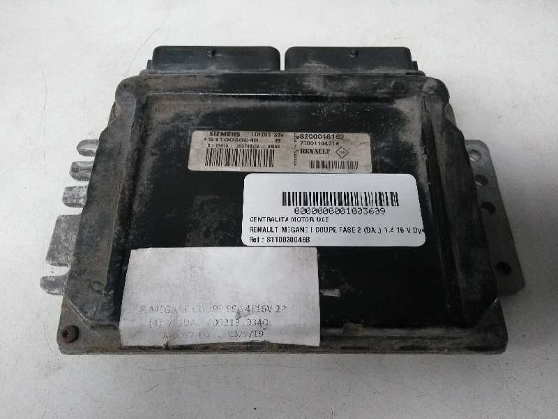 Recambio de centralita motor uce para renault megane i coupe fase 2 (da..) 1.4 16 v dynamique referencia OEM IAM S110030048B 820