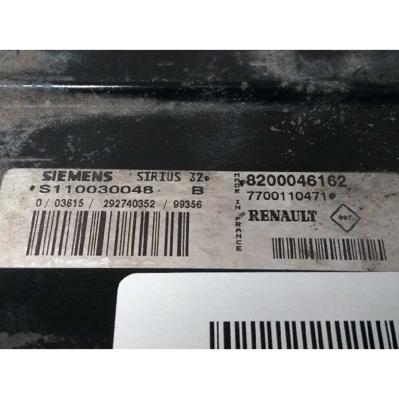 Recambio de centralita motor uce para renault megane i coupe fase 2 (da..) 1.4 16 v dynamique referencia OEM IAM S110030048B 820