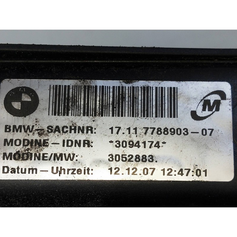 Recambio de radiador agua para bmw serie 1 berlina (e81/e87) 118d referencia OEM IAM 1711778890307 3094174 3052883