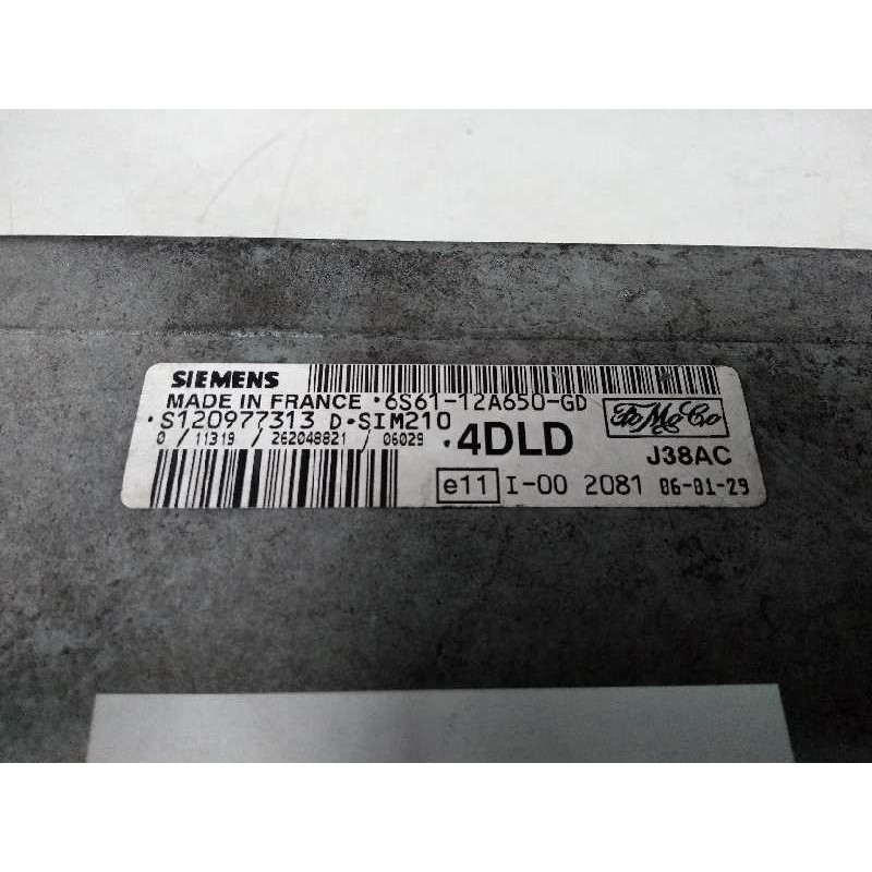 Recambio de centralita motor uce para ford fiesta (cbk) steel referencia OEM IAM S120977313D 6S6112A650GD 4DLD SIM210