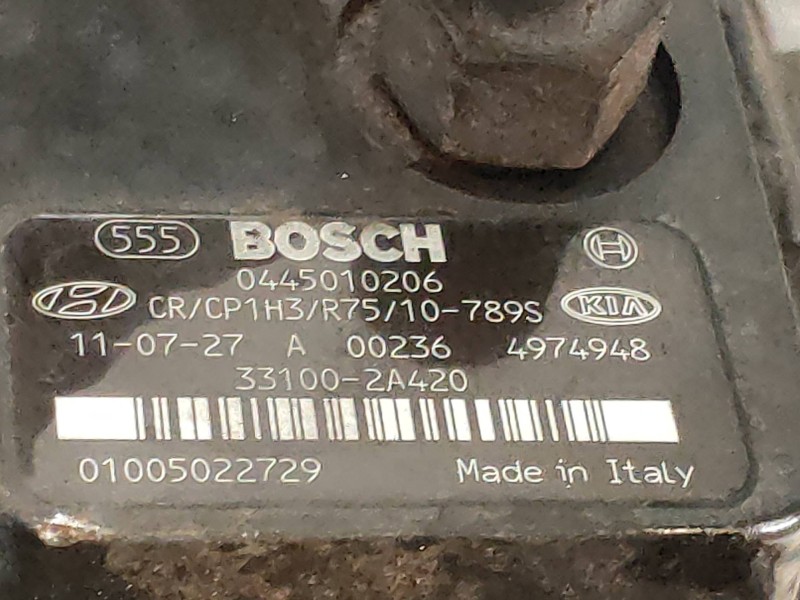 Recambio de bomba inyeccion para hyundai i30 1.6 crdi cat referencia OEM IAM 0445010206 331002A420 