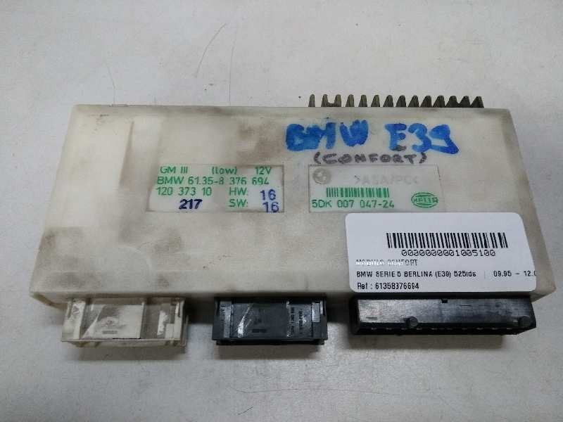 Recambio de modulo confort para bmw serie 5 berlina (e39) 525tds referencia OEM IAM 61358376694 5DK00704724 