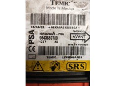 Recambio de centralita airbag para peugeot 607 (s1) pack referencia OEM IAM 9643869780 L2V3D08AR29 1727 A5 2