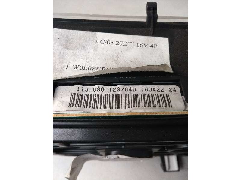 Recambio de cuadro instrumentos para opel vectra c berlina comfort referencia OEM IAM 110080123040 13140891RL 