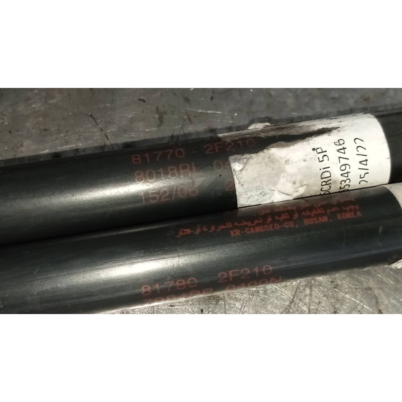 Recambio de amortiguadores maletero / porton para kia cerato 1.6 crdi referencia OEM IAM 817802F210 817702F210 