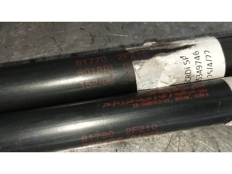 Recambio de amortiguadores maletero / porton para kia cerato 1.6 crdi referencia OEM IAM 817802F210 817702F210 