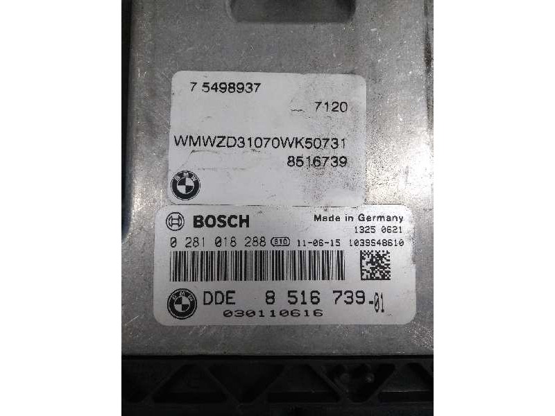 Recambio de centralita motor uce para mini countryman (r60) cooper d referencia OEM IAM 0281018288 DDE 8516739 