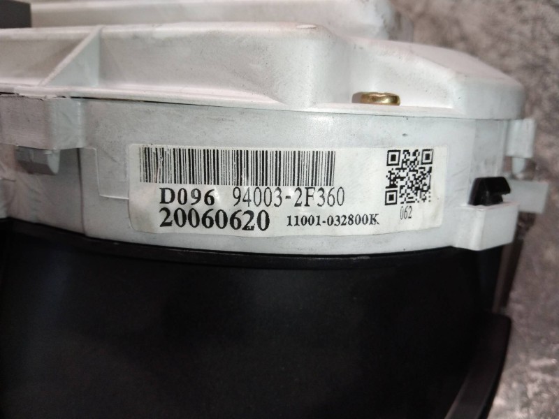Recambio de cuadro instrumentos para kia cerato 1.6 crdi referencia OEM IAM 940032F360 11001032800K D096