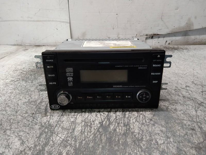 Recambio de sistema audio / radio cd para kia cerato 1.6 crdi referencia OEM IAM LACM5651EK 3850RCM121Z 10R023312