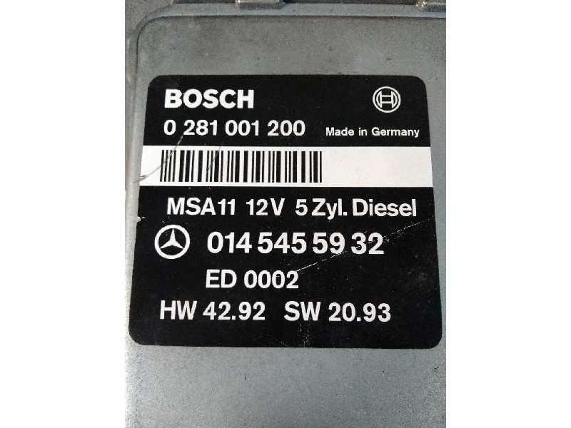 Recambio de centralita motor uce para mercedes clase c (w202) berlina 250 diesel (202.125) referencia OEM IAM 0281001200 0145455