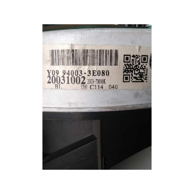 Recambio de cuadro instrumentos para kia sorento 2.5 crdi vgt ex1 referencia OEM IAM 940033E080 200373000K Y09