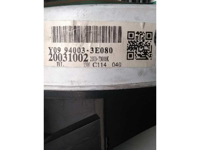 Recambio de cuadro instrumentos para kia sorento 2.5 crdi vgt ex1 referencia OEM IAM 940033E080 200373000K Y09