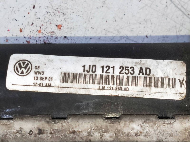 Recambio de radiador agua para audi tt (8n3/8n9) 1.8 20v turbo referencia OEM IAM 1J0121253AD  
