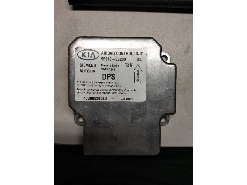 Recambio de centralita airbag para kia sorento 2.5 crdi vgt ex1 referencia OEM IAM 5WK43245 95910 3E200 