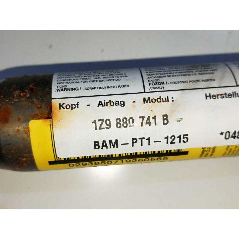 Recambio de airbag cortina delantero izquierdo para skoda octavia combi (1z5) rs referencia OEM IAM 1Z9880741B  