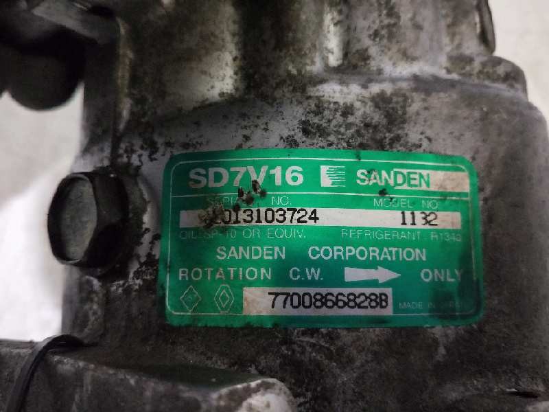 Recambio de compresor aire acondicionado para renault megane i scenic (ja0) 1.9 turbodiesel referencia OEM IAM SD7V161132 1132 7