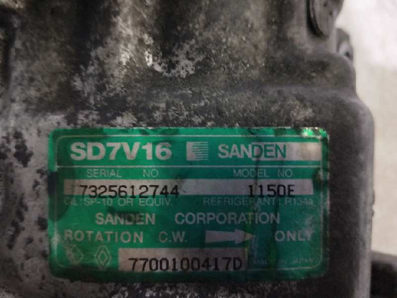 Recambio de compresor aire acondicionado para renault clio ii fase i (b/cbo) referencia OEM IAM SD7V161150E 1150E 7700100417D Recambio de compresor aire acondicionado para renault clio ii fase i (b/cbo) referencia OEM IAM SD7V161150E 1150E 7700100417D