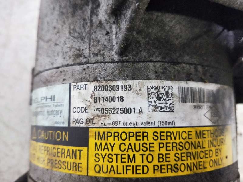 Recambio de compresor aire acondicionado para renault megane ii classic berlina 1.9 dci diesel referencia OEM IAM 01140018 0018  Recambio de compresor aire acondicionado para renault megane ii classic berlina 1.9 dci diesel referencia OEM IAM 01140018 0018