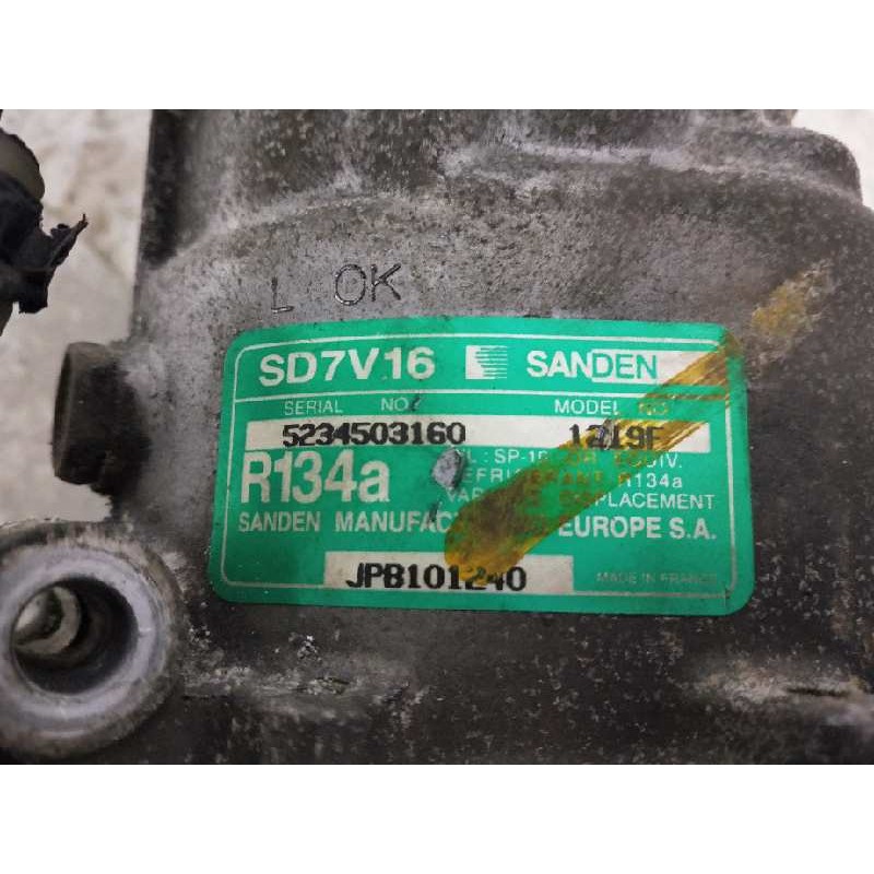 Recambio de compresor aire acondicionado para mg rover serie 45 (rt) 1.6 16v cat referencia OEM IAM SD7V161219F 1219F JPB101240