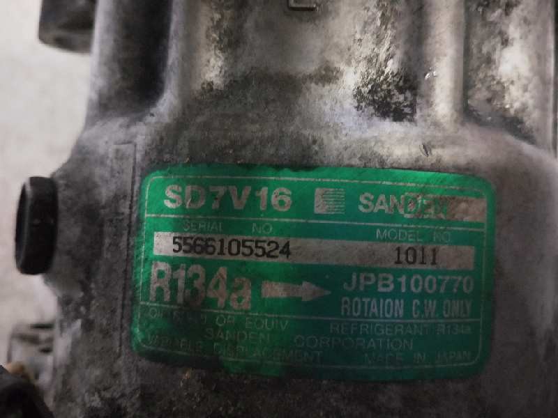 Recambio de compresor aire acondicionado para mg rover serie 600 (rh) 2.0 turbodiesel referencia OEM IAM SD7V161011 1011 JPB1007
