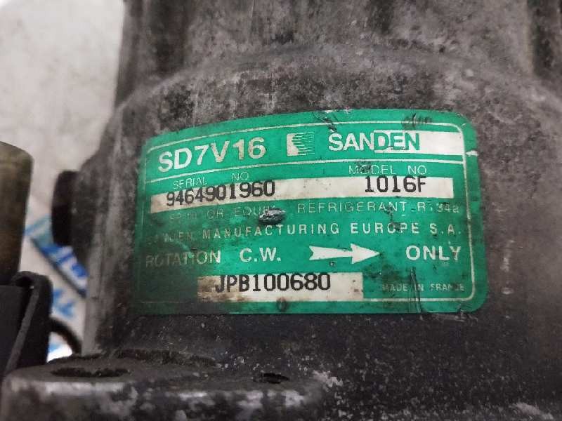 Recambio de compresor aire acondicionado para mg rover serie 200 (rf) 2.0 turbodiesel referencia OEM IAM SD7V161016F 1016F JPB10