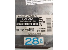 Recambio de centralita motor uce para toyota yaris verso (ncp2/nlp2) 1.3 linea sol referencia OEM IAM 8966152280 2110007430 2NZF 2