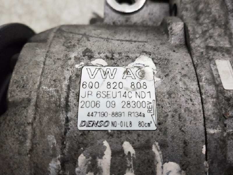 Recambio de compresor aire acondicionado para seat ibiza (6l1) 1.9 tdi referencia OEM IAM 4471908891 6Q0820808 JP6SEU14CND1