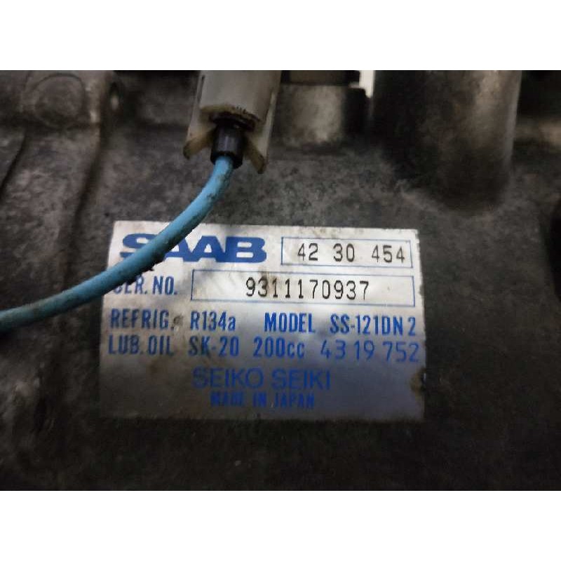 Recambio de compresor aire acondicionado para saab 900 berlina 2.0 referencia OEM IAM 4230454 4319752 SS121DN2 SK20200