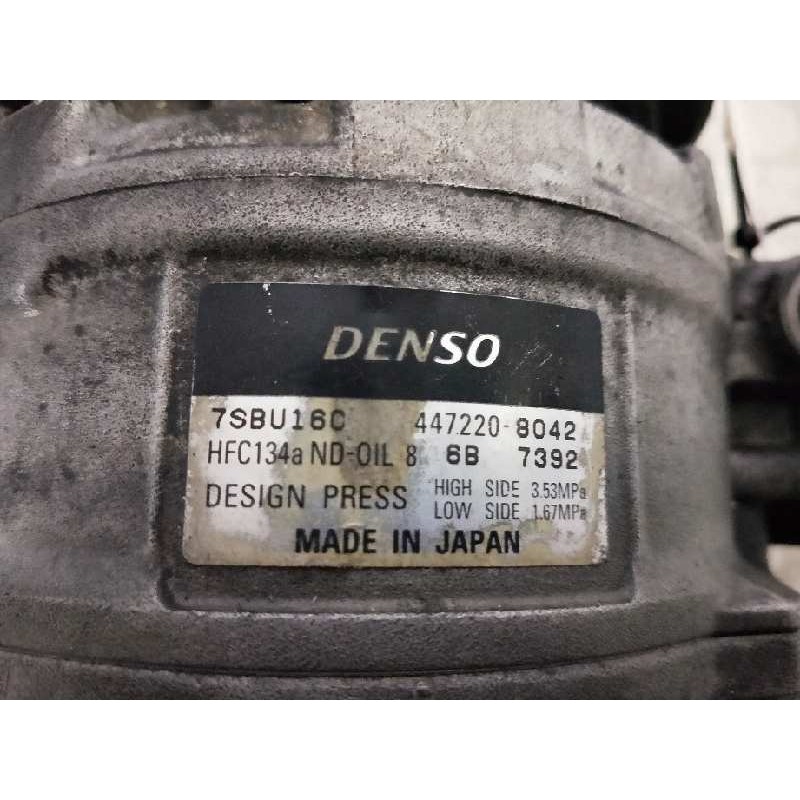 Recambio de compresor aire acondicionado para saab 9-5 sedán 2.0 t e ecopower referencia OEM IAM 4472208042 7SBU16C 