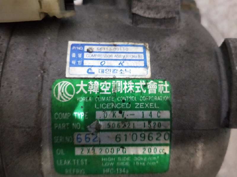 Recambio de compresor aire acondicionado para ssangyong musso referencia OEM IAM 5062211520 DKV14C 6611303110
